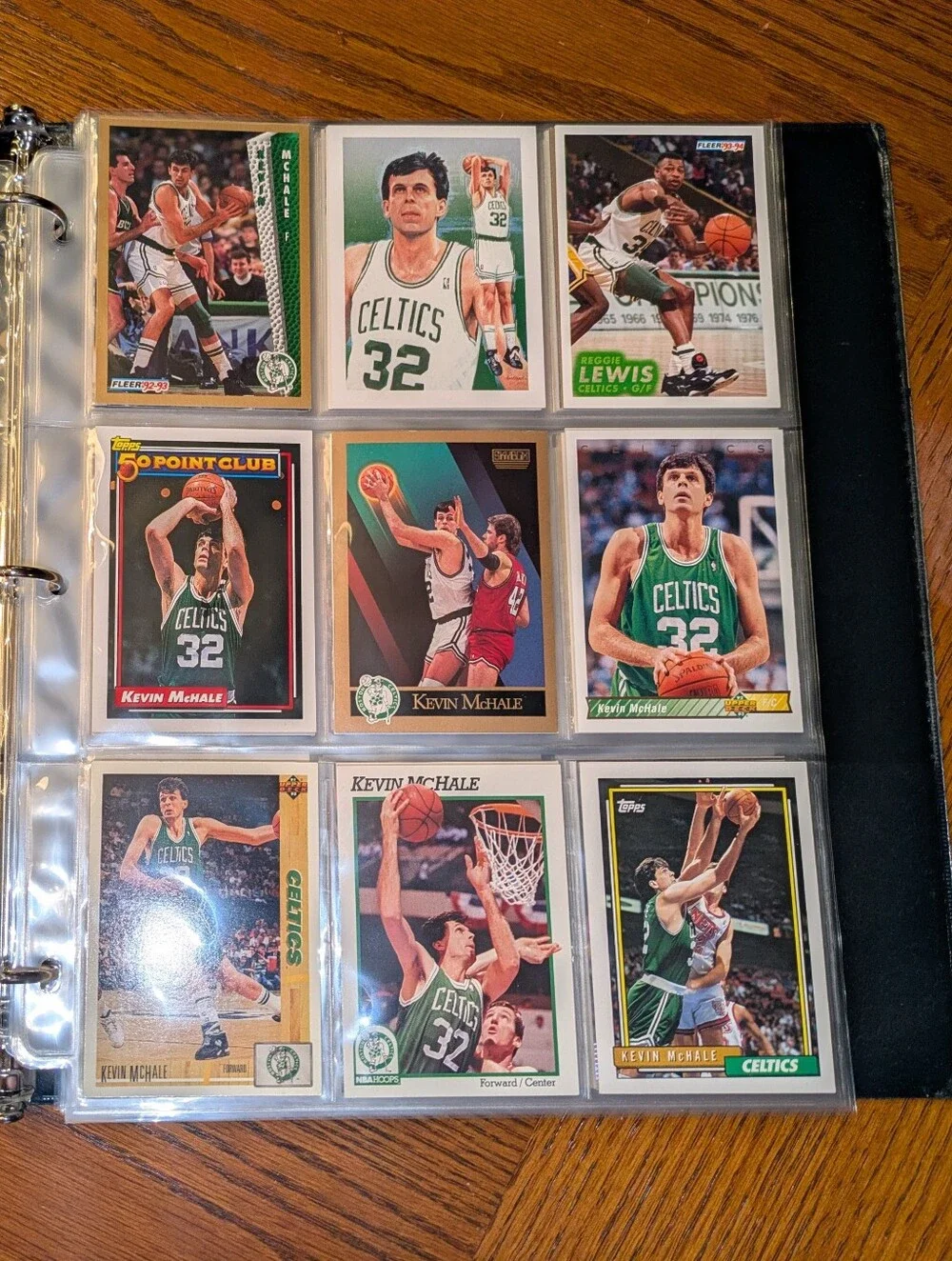 Boston Celtics Basketball Card Binder 🏀 100 Cards – Celtics Legends & Greats